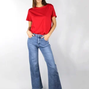 Jeans con risvolto