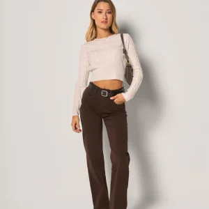 Pantaloni a vita alta donna