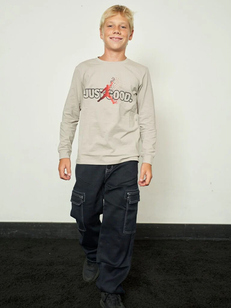 Jeans cargo ampio - immagine 2