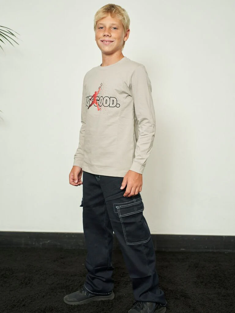 Jeans cargo ampio - immagine 3