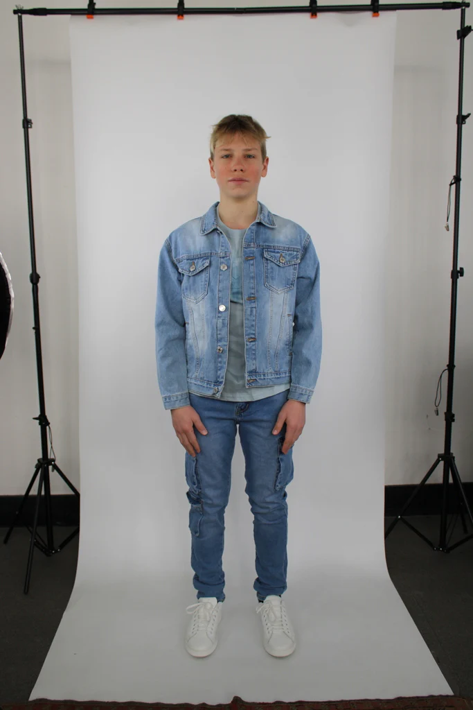 Jeans da bambino con tasconi