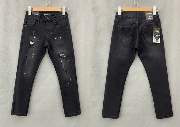 jeans bambino strappati - immagine 2