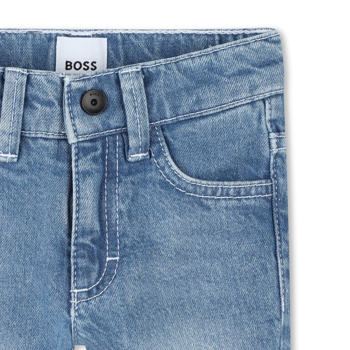 JEANS IN DENIM BLU CHIARO HUGO BOSS - immagine 3