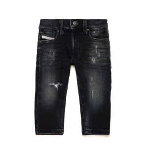 JEANS IN DENIM NERO DIESEL