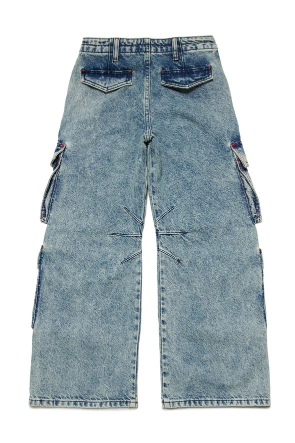 JEANS MARMORIZZATO CARGO DIESEL - immagine 3