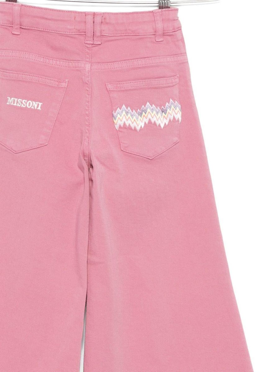 JEANS ROSA CON LOGO POSTERIORE MISSONI - immagine 4