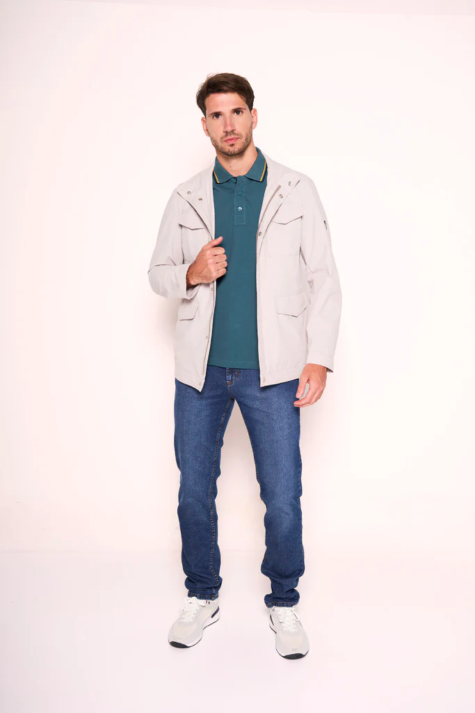 Jeans uomo con cuciture a contrasto - immagine 4