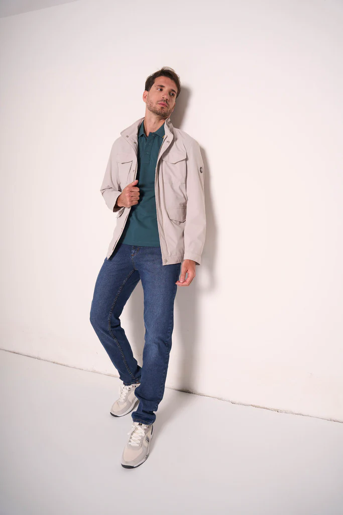 Jeans uomo con cuciture a contrasto - immagine 3