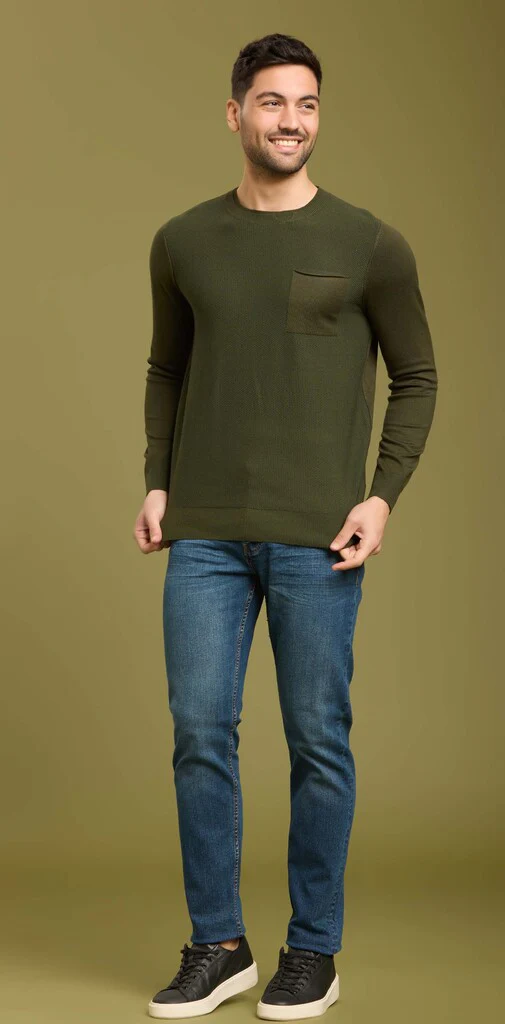 Jeans slim fit con tripla impuntura