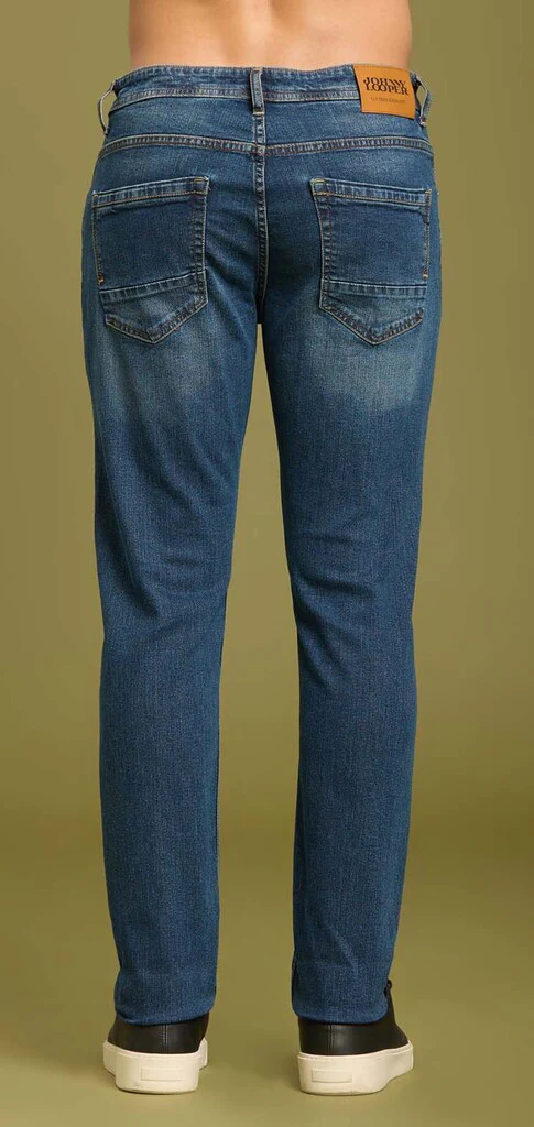 Jeans slim fit con tripla impuntura - immagine 3