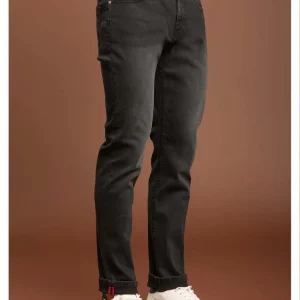 Jeans nero lavato slim fit