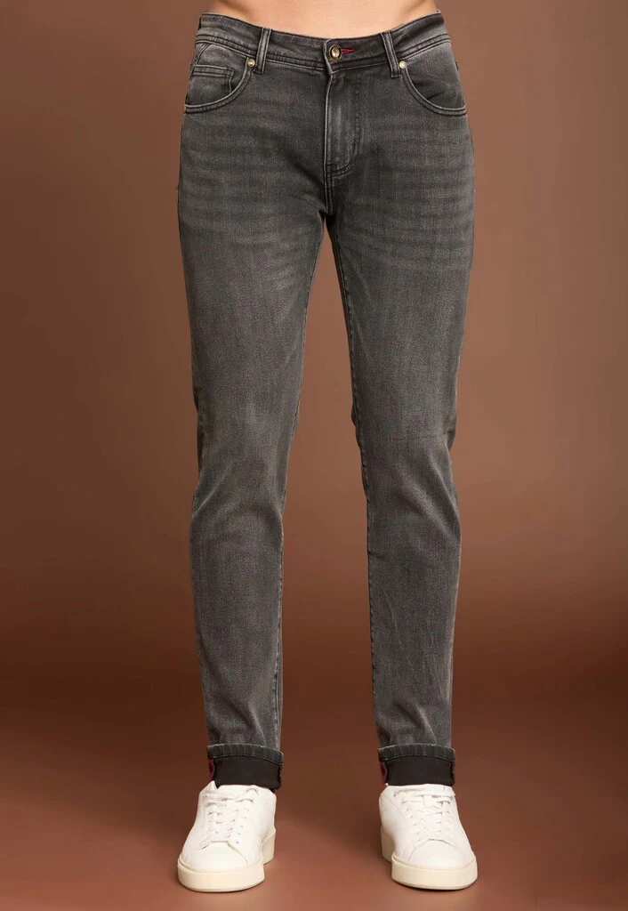 Jeans da uomo slim fit RIFLE slavato