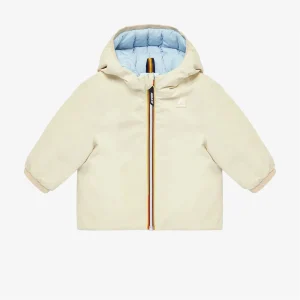 K-WAY BEIGE/AZZURRO DOUBLE
