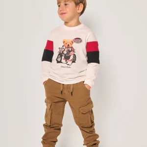 Maglia maniche lunghe con stampa