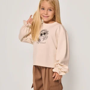 Maglia con stampa bambina