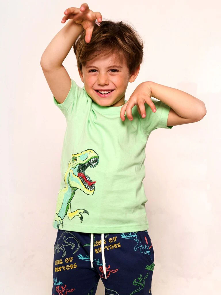 T-shirt con dinosauro