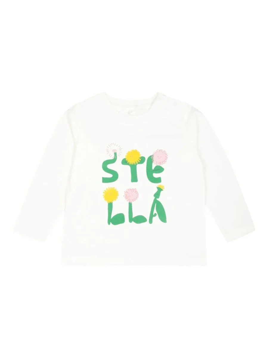 MAGLIA BIANCA CON STAMPA STELLA MCCARTNEY