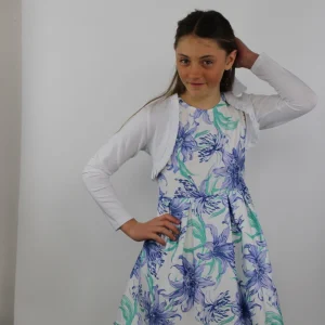 Coprispalle da bambina con pieghe