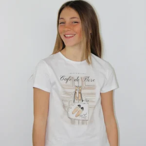 Maglia da bambina con stampa frontale