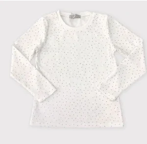 Maglia bambina con strass