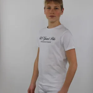 T-shirt con scritta al centro