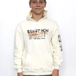 Felpa stampata davanti e dietro