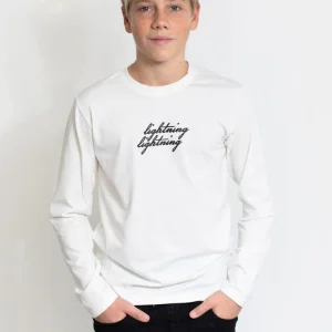 T-shirt con scritta e ali