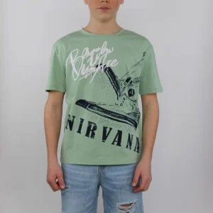 T-shirt con scritte e stampa