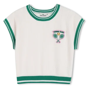 MAGLIA IN TRICOT PANNA TENNIS CLUB DI KIDS AROUND