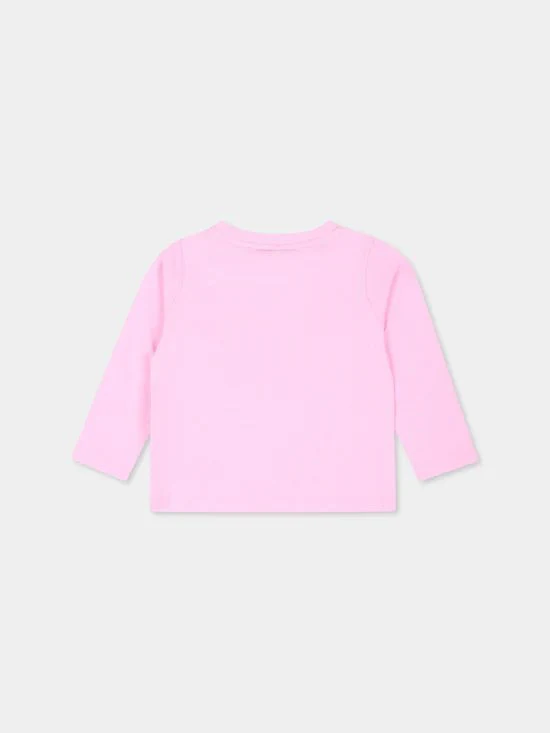 MAGLIA ROSA CON STAMPA STELLA MCCARTNEY - immagine 3