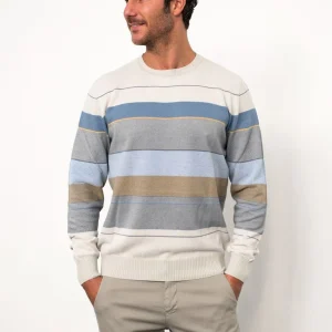 Maglia girocollo a righe