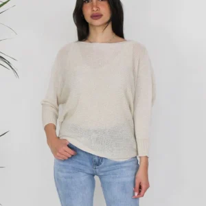 Maglia scollo a barca