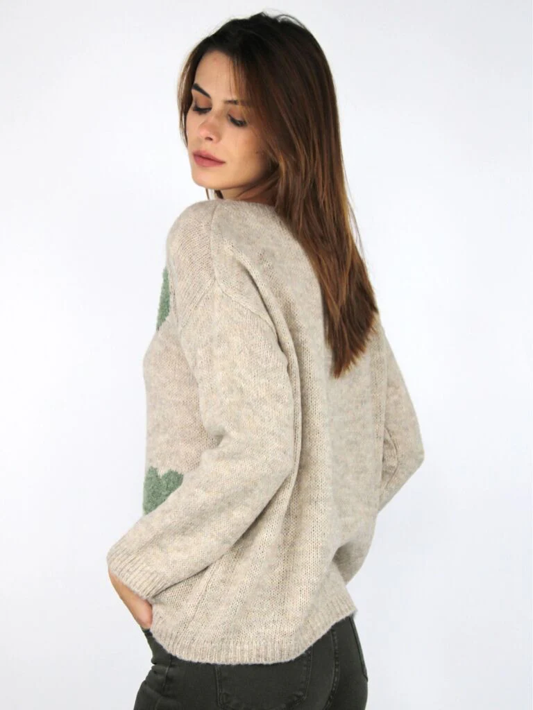 Maglia con cuori - immagine 3