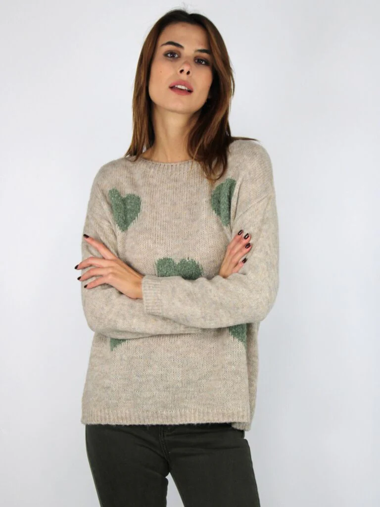 Maglia con cuori - immagine 4