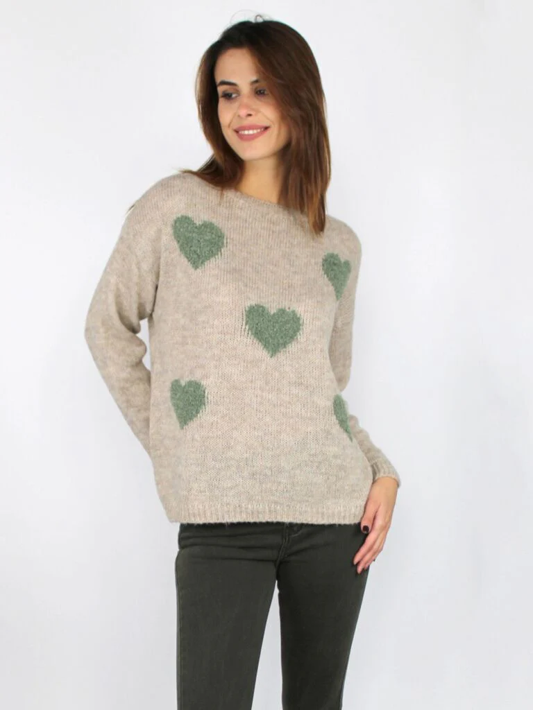 Maglia con cuori - immagine 2