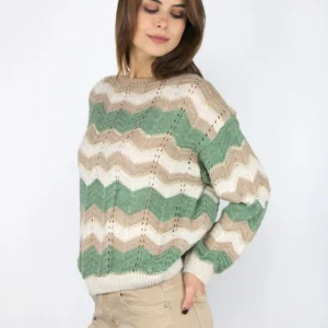 Maglia fantasia zig zag