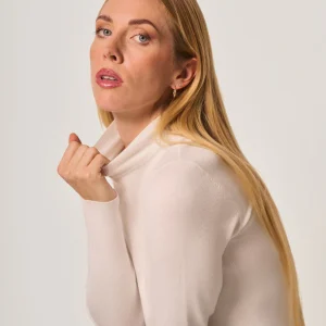 Dolcevita in maglia fine donna