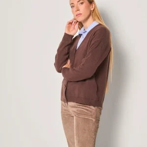 Cardigan in maglia donna