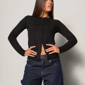 Cardigan con bottoni donna