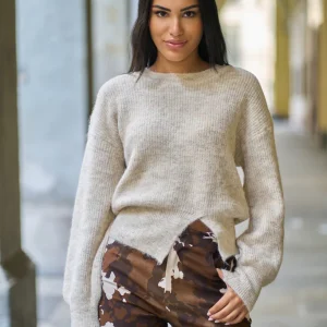 Maglioncino con spacco