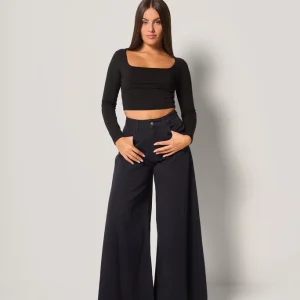 Maglia da donna cropped basic