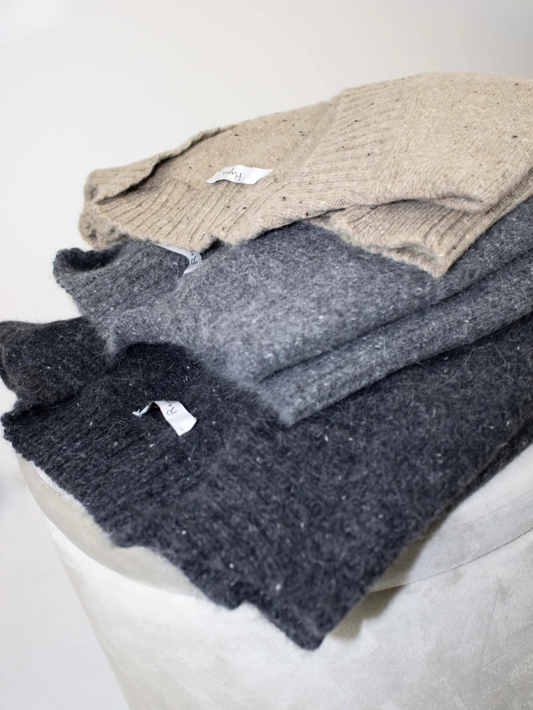 Maglione misto lana scollo a V Rejane - immagine 3