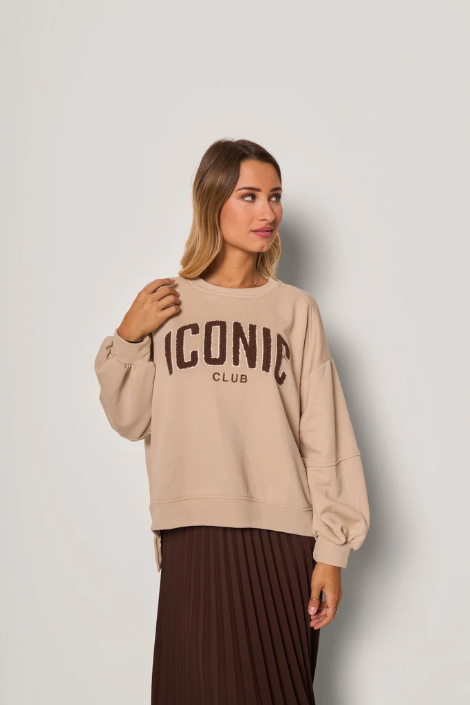 Felpa oversize con scritta - immagine 3