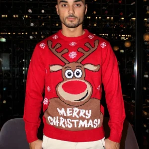 Maglia girocollo natalizia