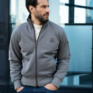 Felpa uomo con zip Il Granchio