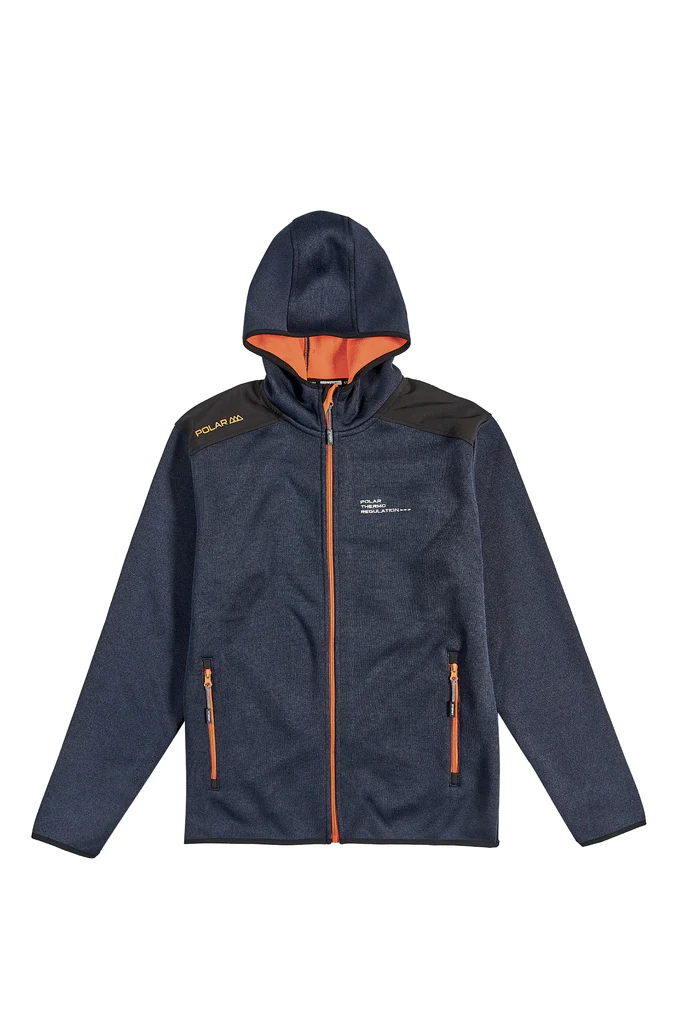 Felpa uomo con cappuccio e zip - immagine 2