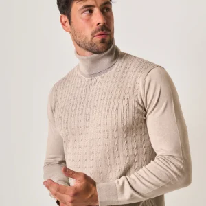 Maglione Dolcevita a Treccia