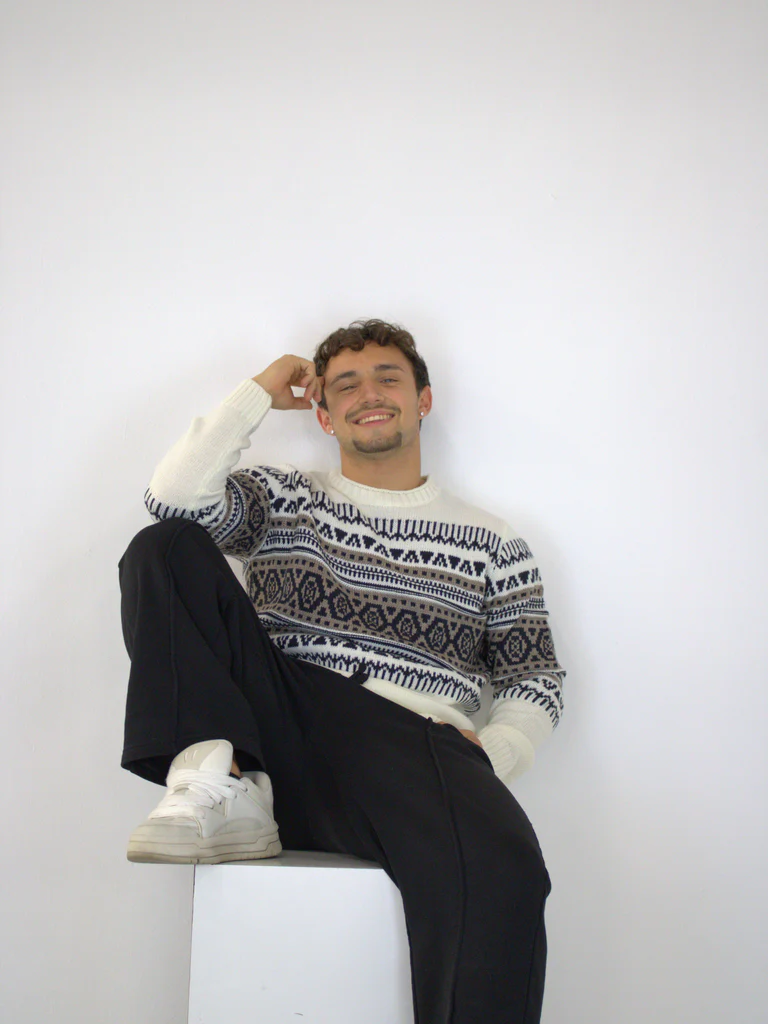 Maglione Jacquard Invernale - immagine 2