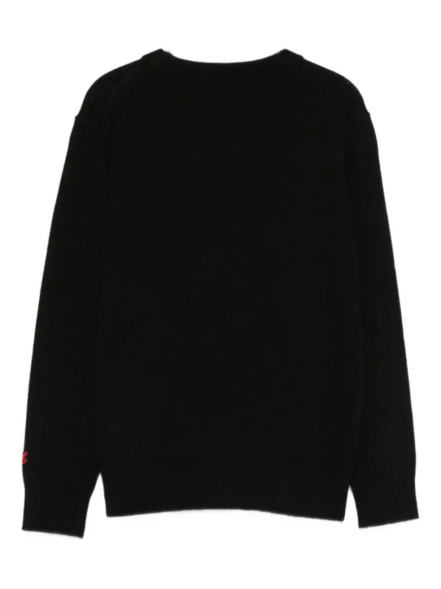 MAGLIONE NERO CON GRINCH NATALIZIO MC2 SAINT BARTH - immagine 3