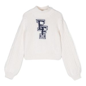 MAGLIONE BURRO/BLU ELISABETTA FRANCHI